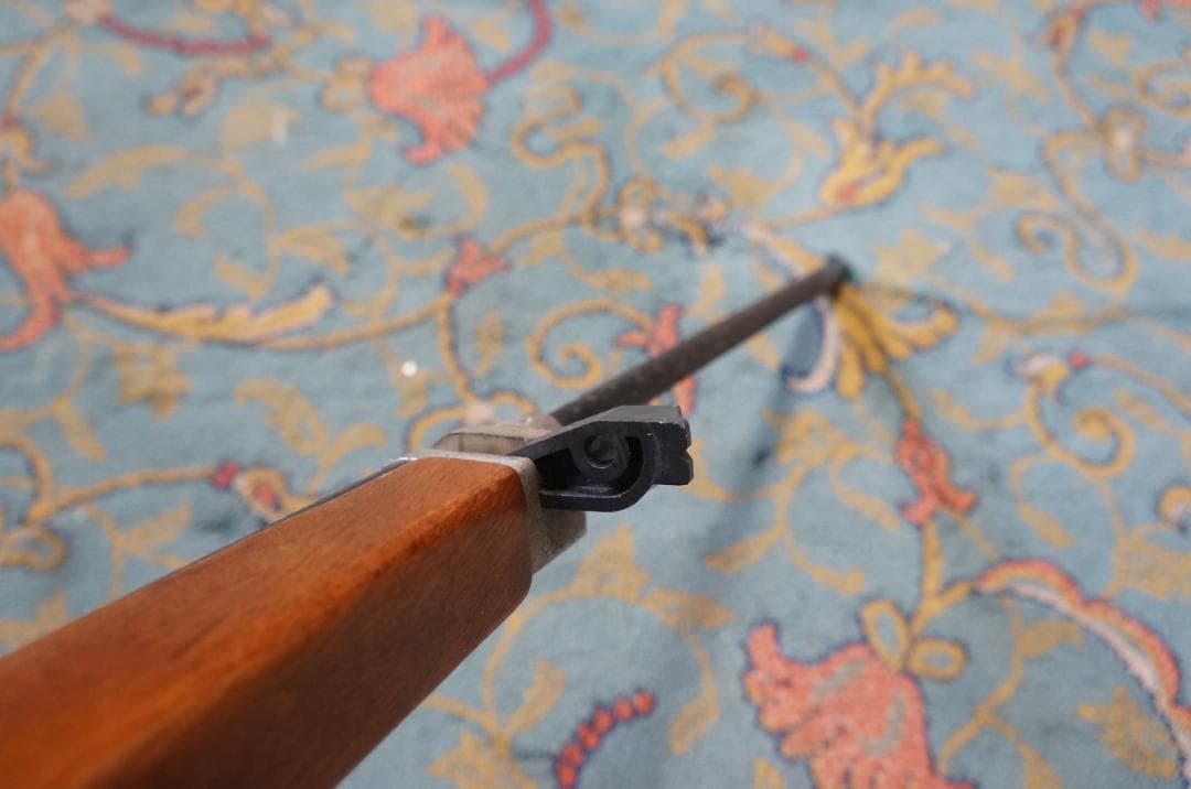 射的銃 空気銃 BS-GUN　つづみ弾用？？　木製ストック　昭和レトロ