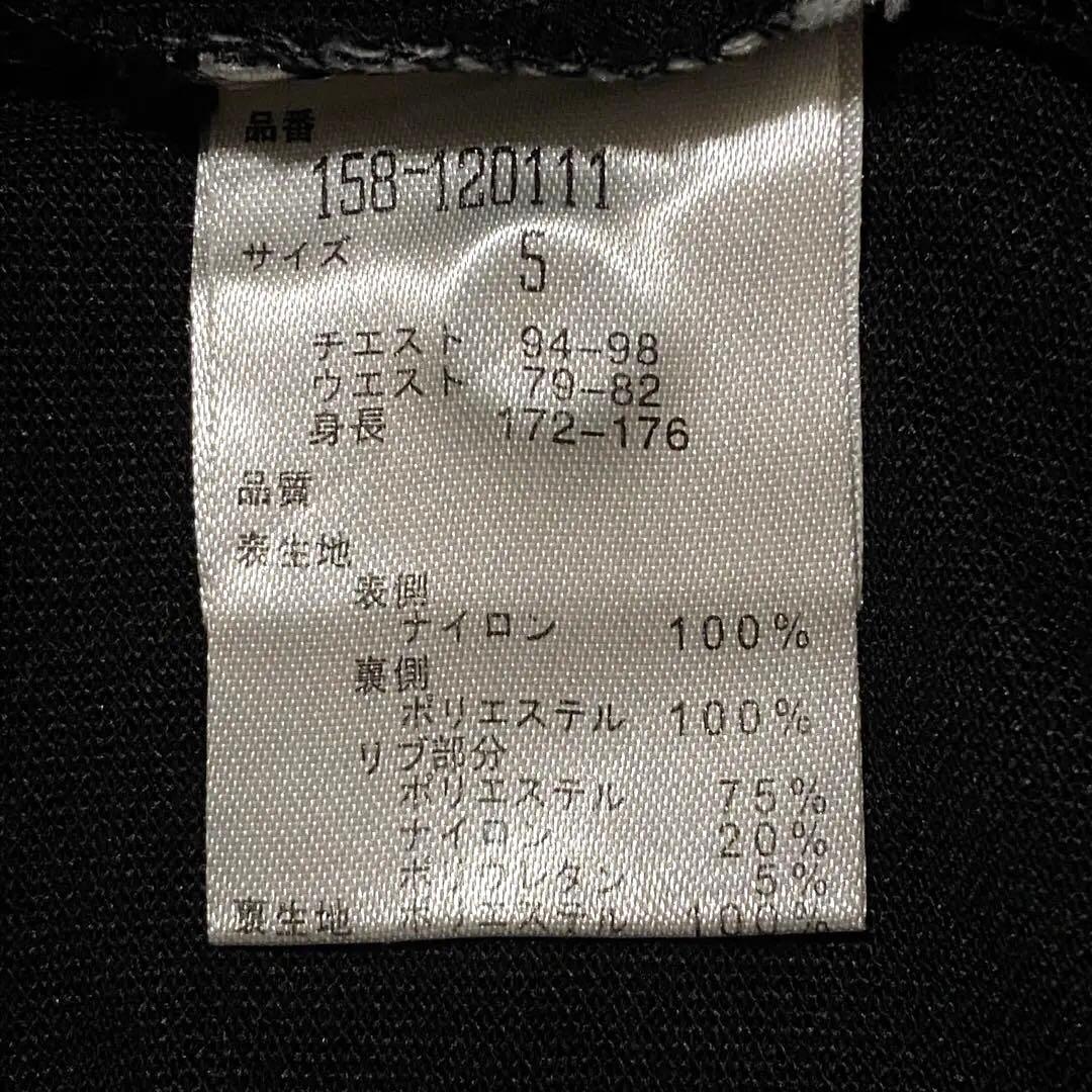 【未使用級✨】パーリーゲイツ ワッペン ポロシャツ 背面デカロゴ 黒 5