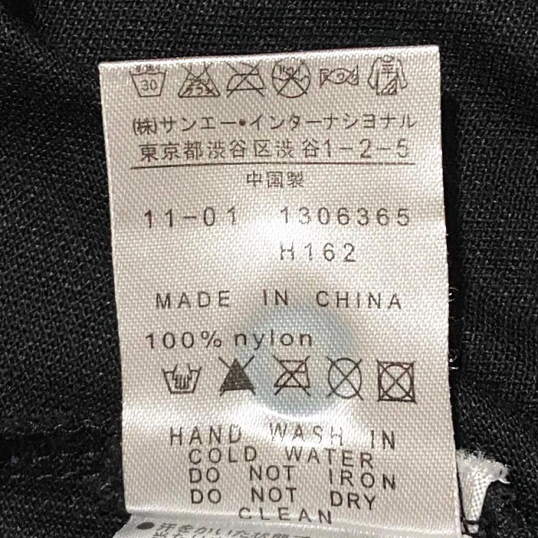 【未使用級✨】パーリーゲイツ ワッペン ポロシャツ 背面デカロゴ 黒 5