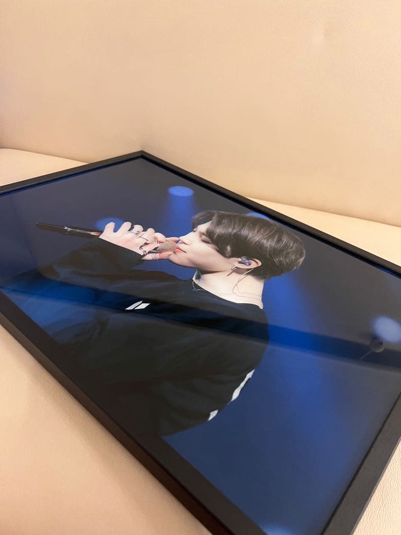 一点物★BTS JIMIN 額縁 アクリルパネル ジミン マスター 写真