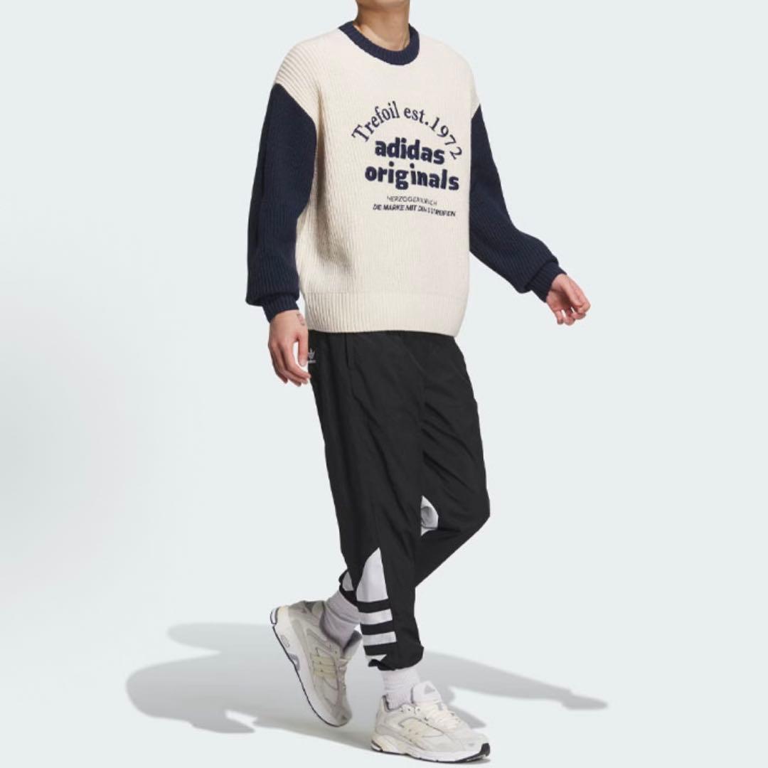 新品S Adidas SPORT スウェットセーター ホワイト IW6286