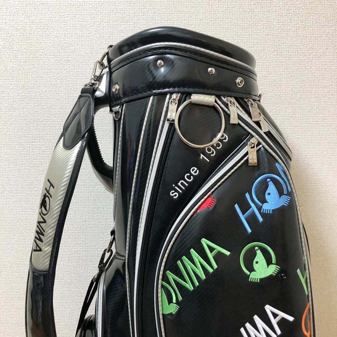 HONMA 本間ゴルフ キャディバッグ CB-1728 エナメル カート式