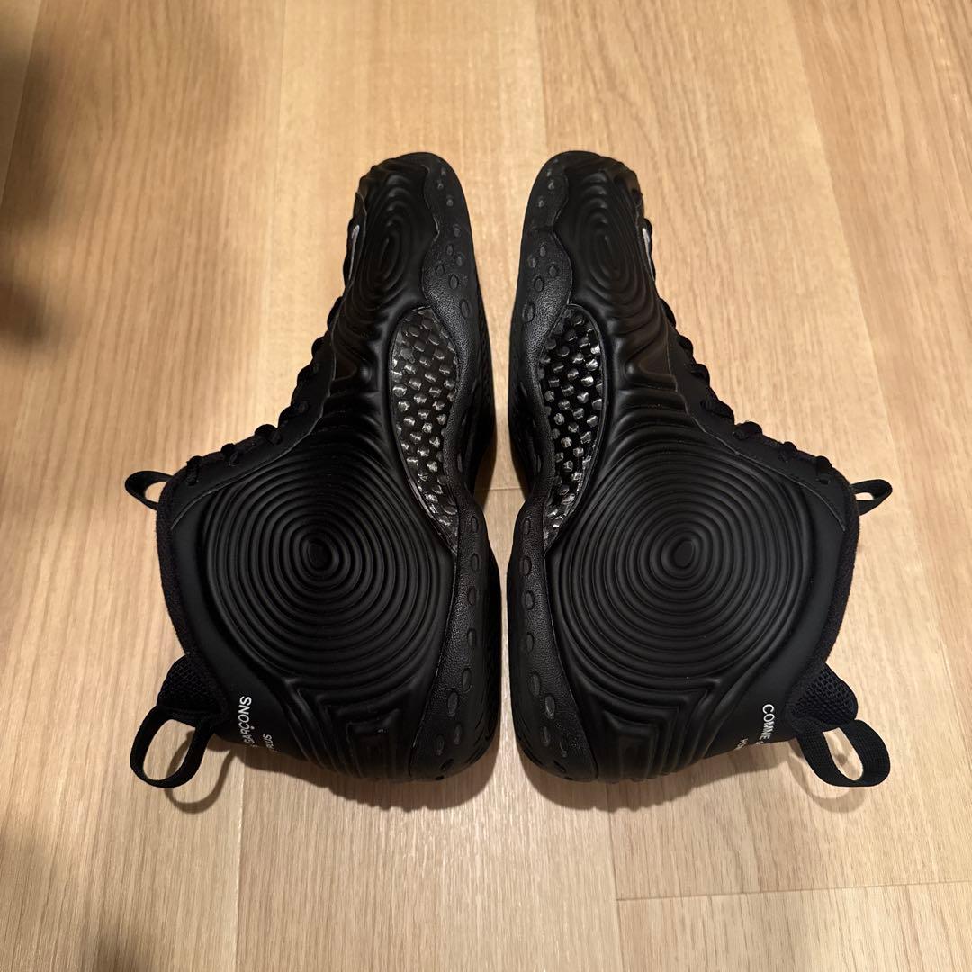 CDG × Nike Air Foamposite One \"Black\"