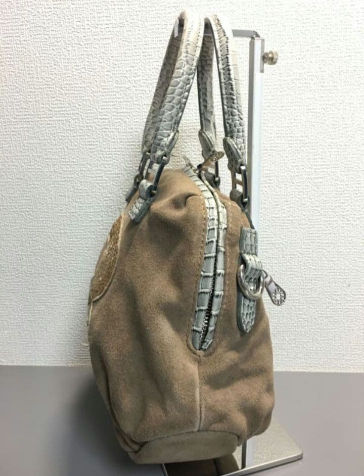 muta MARINE ムータマリン スパンコール ミニハンドバッグ ブラウン