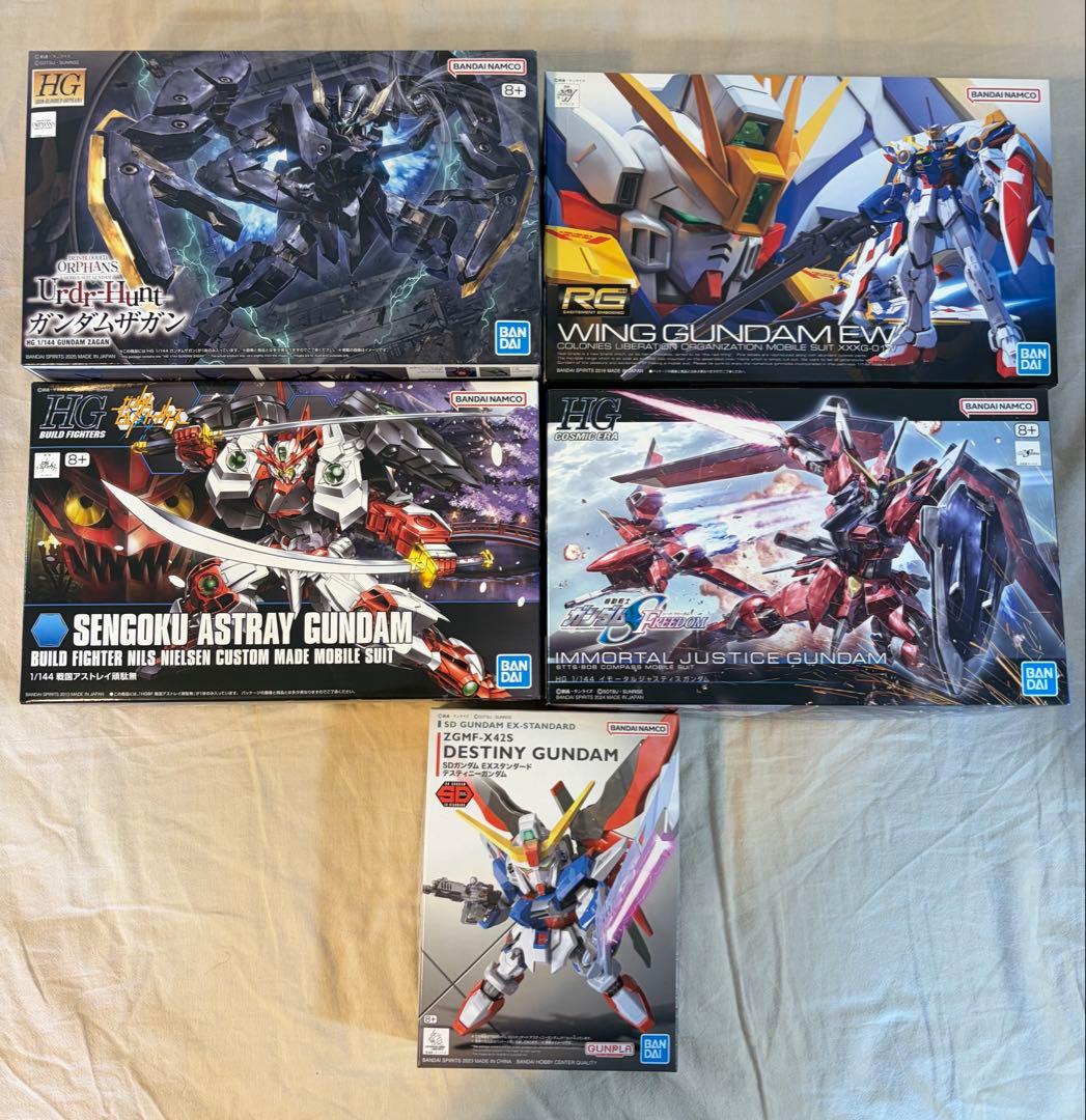 ガンダム　プラモデルまとめ売り　新品未開封　一部組み立て済みあり