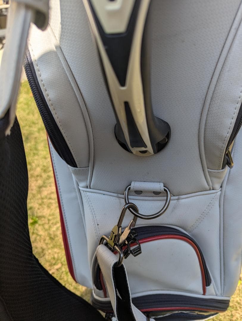 Srixon キャディバッグ ホワイト・レッド・ブルー