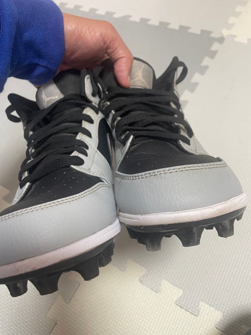 シューズ NIKE Jordan 1 Mid TD black/lt smoke grey