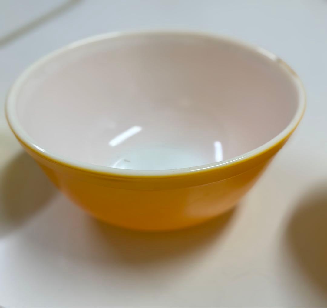 PYREX ミキシングボウル　オールドパイレックス　ビンテージ　アメリカ製　レア