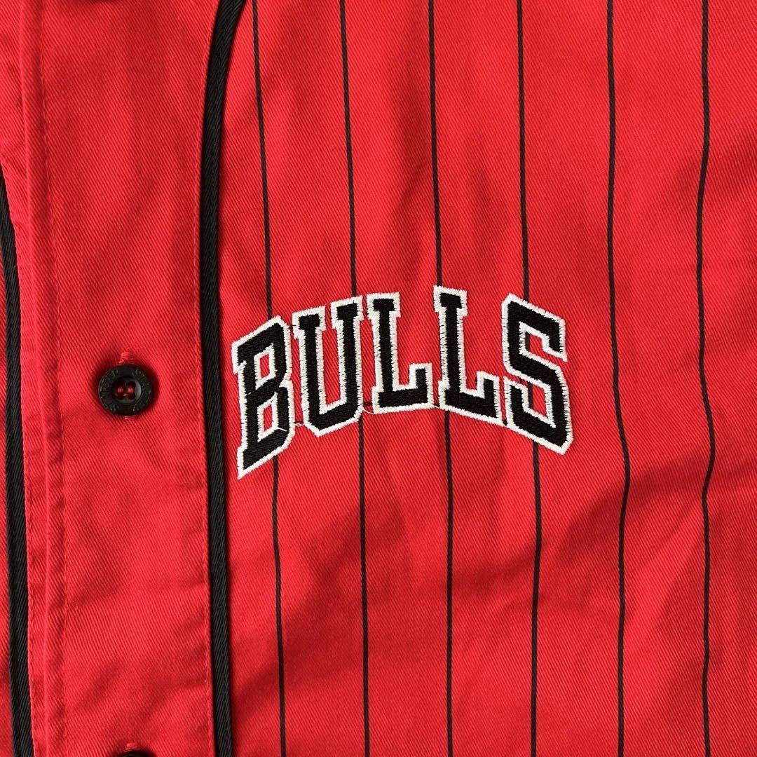 NBA シカゴ ブルズ スターター ベースボールシャツ　ユニフォームXL