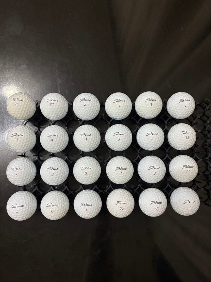 ①新品に近い　送料込み　タイトリスト　PRO V1x　ロストボール 24球セット