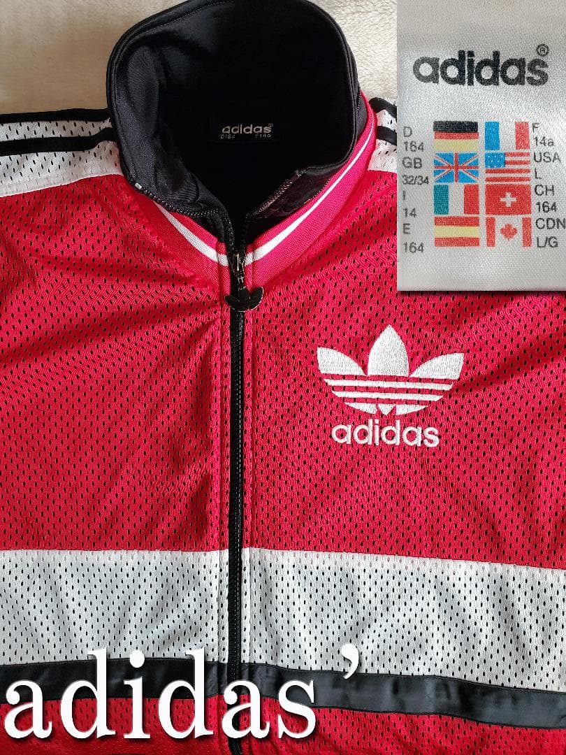 adidas(アディダス)　スポーツアディダスメッシュジャージno10サイズM