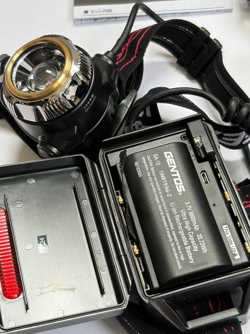 ジェントス　GENTOS　LEDヘッドライト　GH-200RG　新品未使用