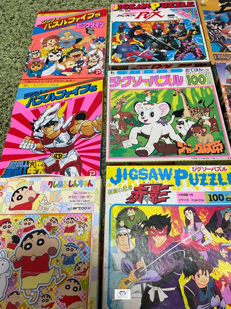 アニメ・特撮ジグソーパズルセット　当時物　ジャンク