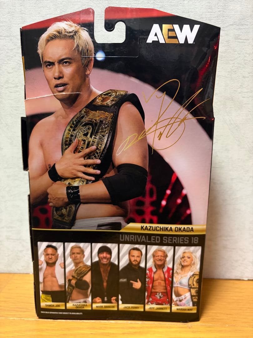 オカダカズチカ　フィギュア　AEW 新日本プロレス　開封品