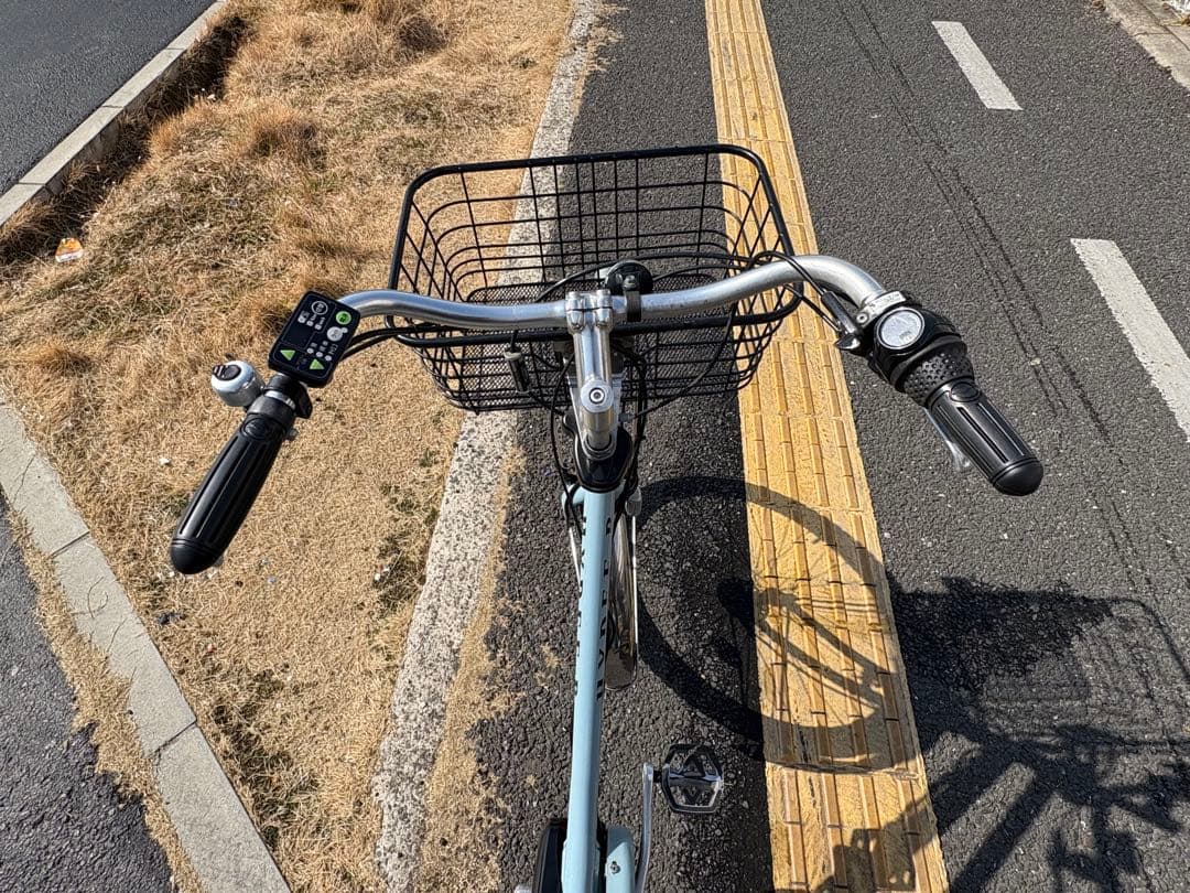 中古ブリヂストン電動アシスト自転車　8.7Ah 大阪　036