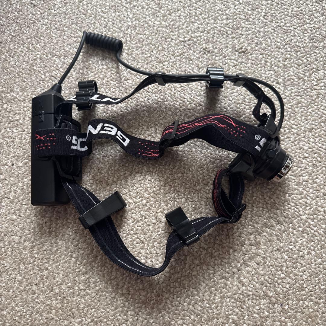 ①ジェントス　GENTOS　LEDヘッドライト　GH-118RG