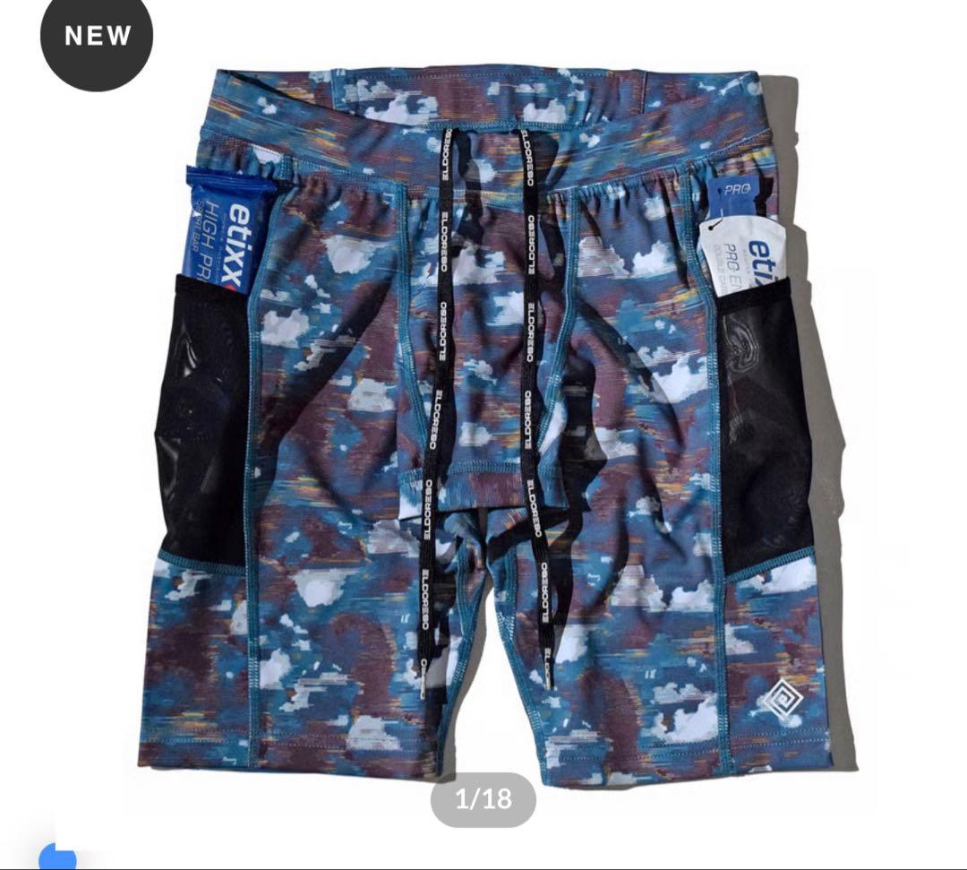 新品❗️ELDORESO/エルドレッソ ミドルスパッツ　ハーフタイツ　Sサイズ