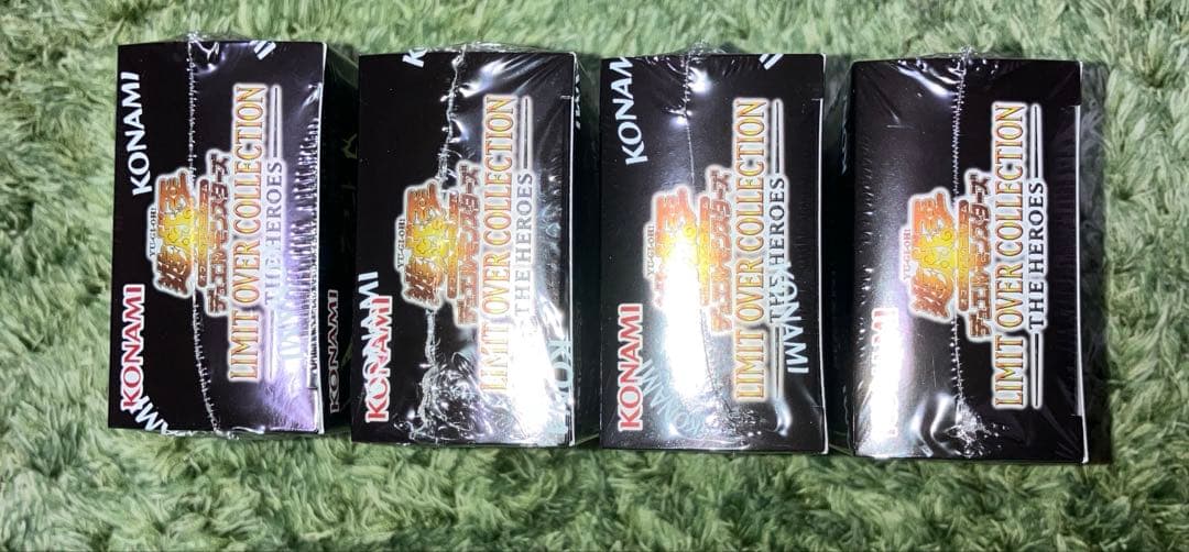 【新品未開封】遊戯王リミットオーバーコレクション　シュリンク付き　4BOX
