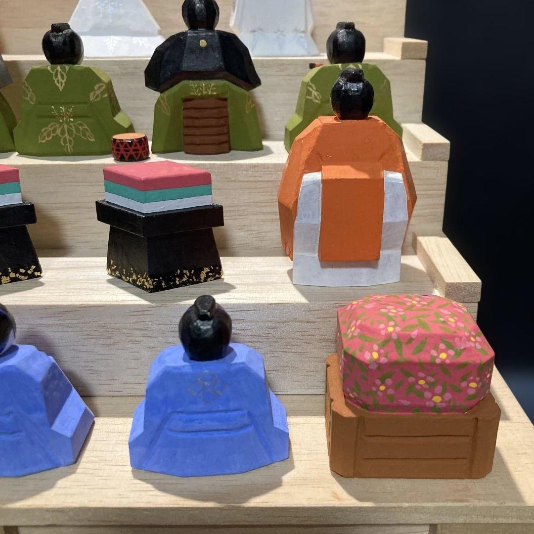 雛人形　奈良一刀彫り