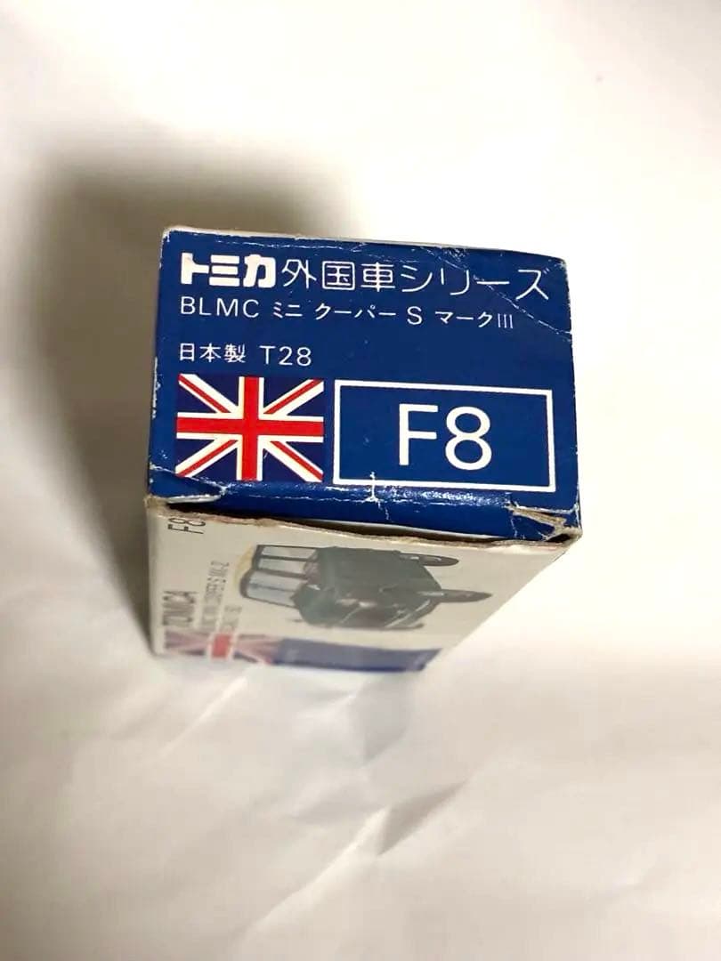 青箱トミカ 外国車シリーズ 日本製 BLMC ミニ クーパーS マークIII