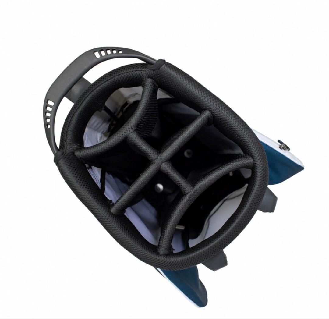 【新品タグ付き】Callaway CHEV キャディバッグ ホワイト/ネイビー