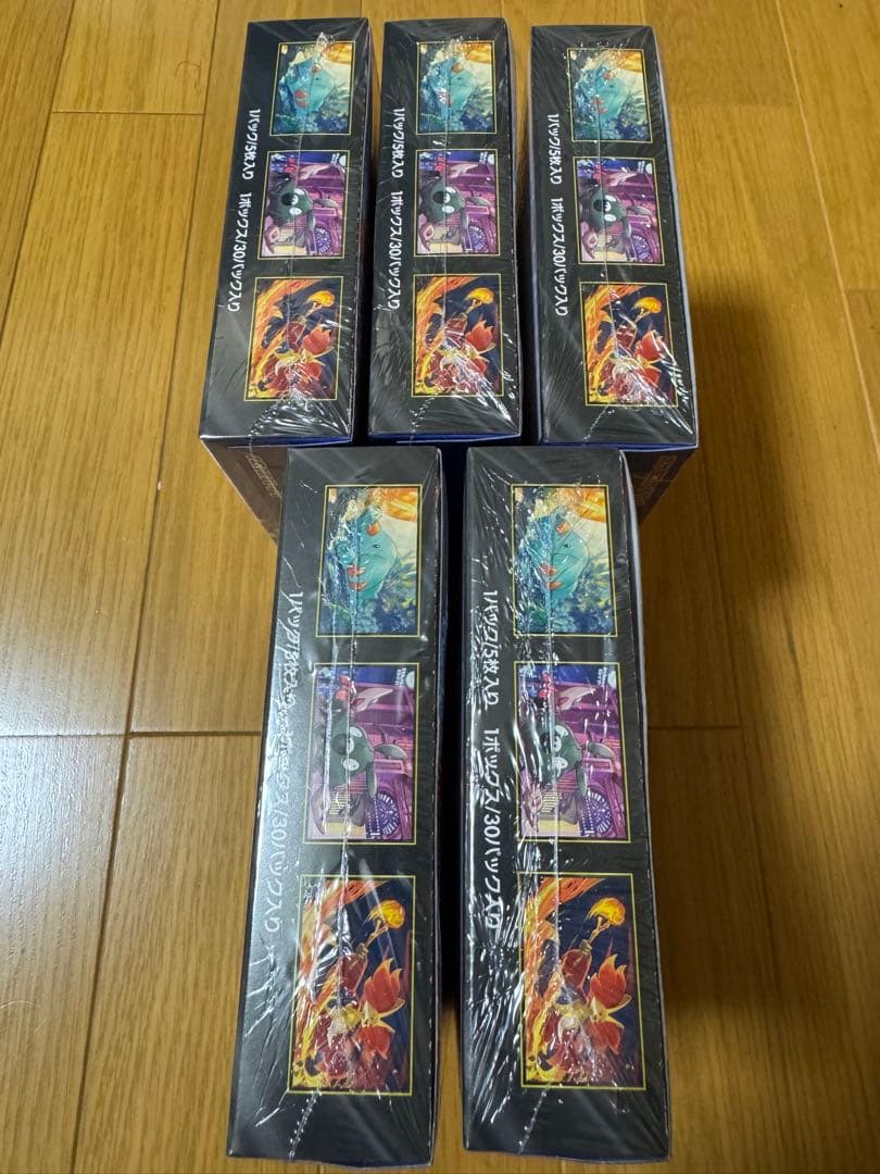 ポケモンカード ニンジャスピナー 5箱シュリンク付き^ ^