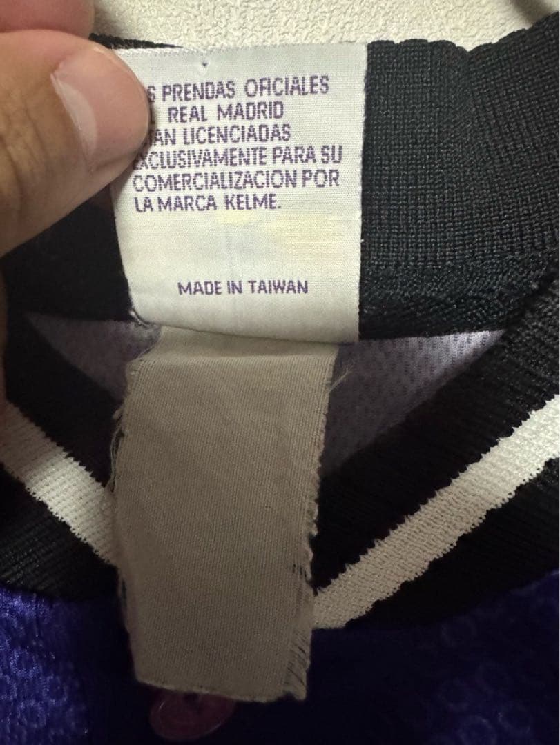 レアルマドリード 97-98 ユニフォーム KELME ケルメ サイズ不明 紫