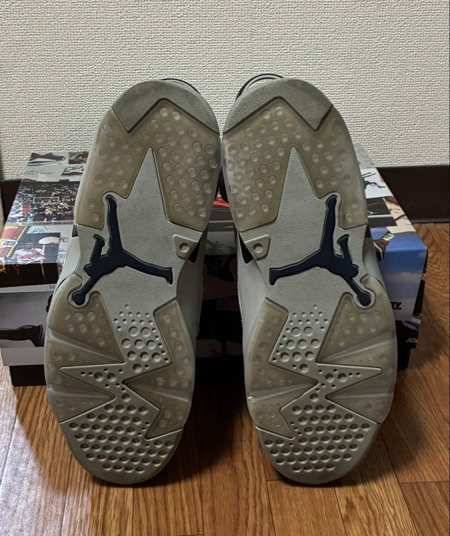 【箱付】ナイキ エアジョーダン6 \"マグネットアンドカレッジ ネイビー\"