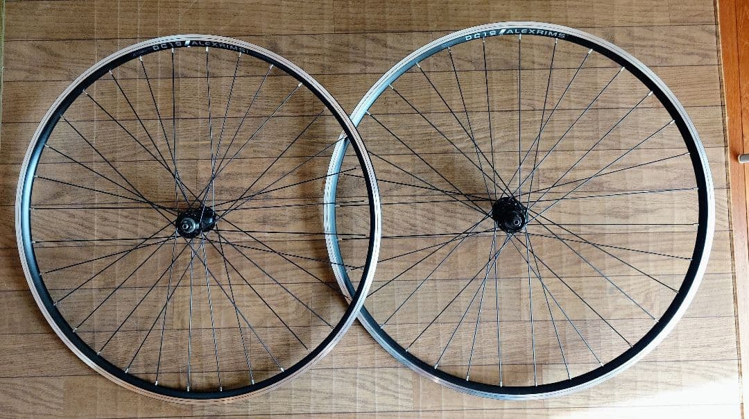 新品★マルイ 前後ホイール 700c 7s用 (ALEX リム、シマノ ハブ)