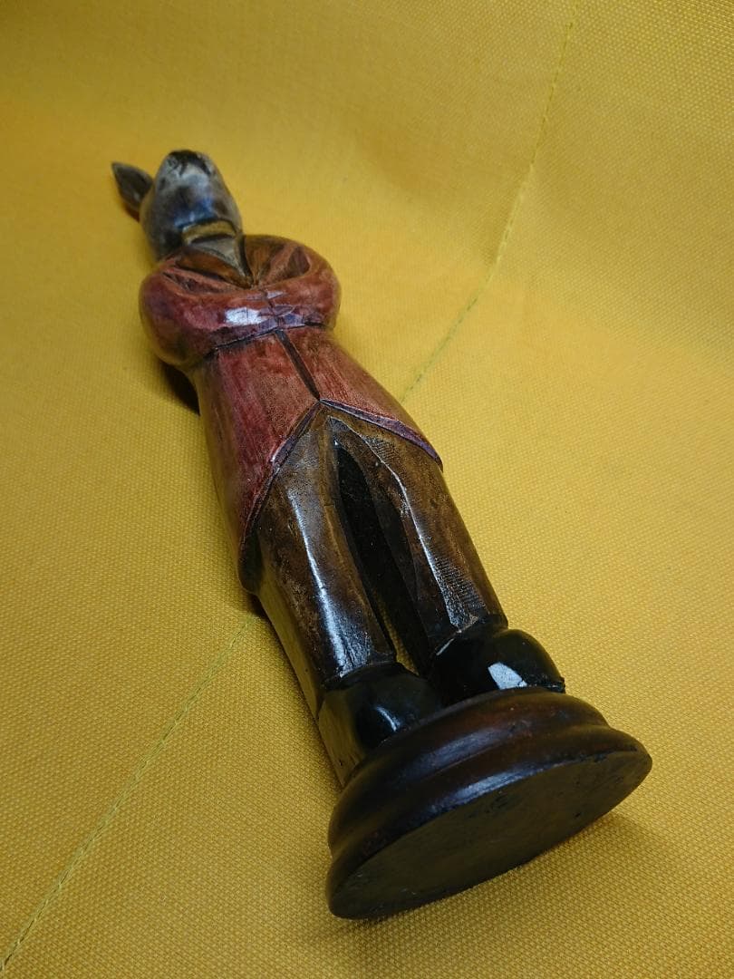 人形　ウサギ　オブジェ　置物　インテリア　工芸品　美術品　A2754