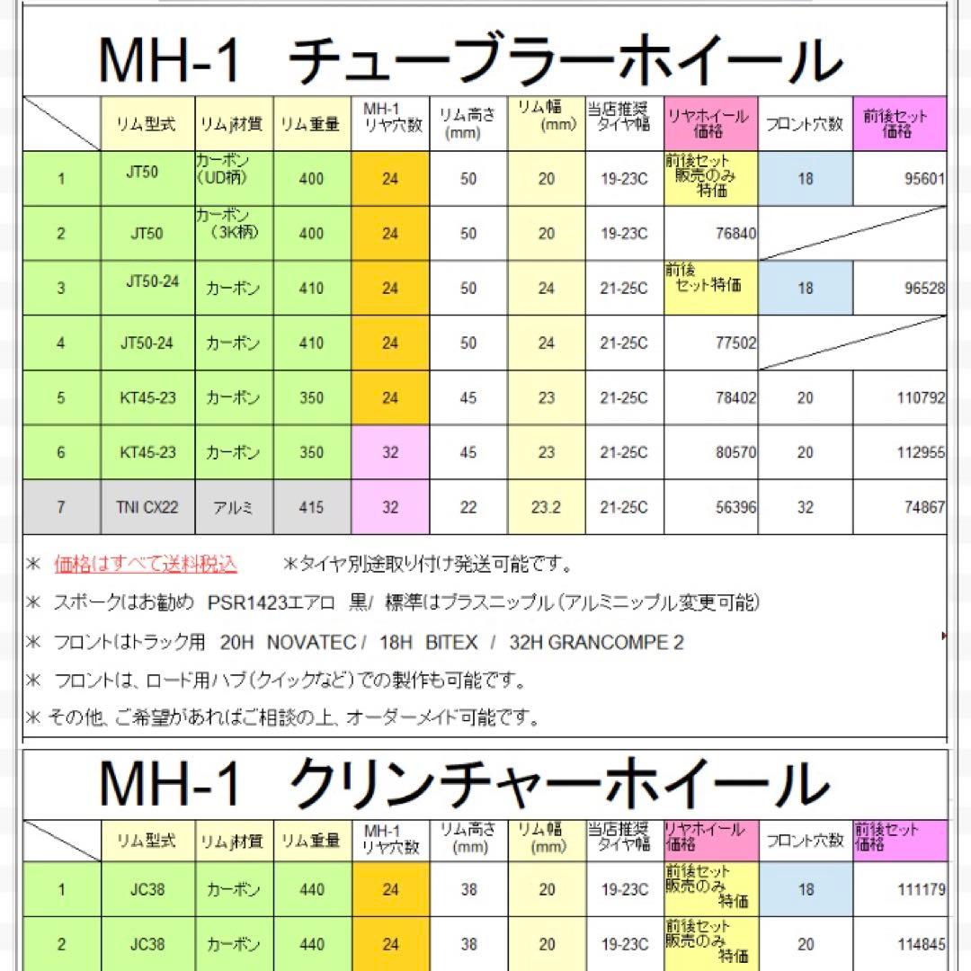 メカニコMH1 チューブラー700c 9t 後輪のみ トラック競輪 重ギア練習に