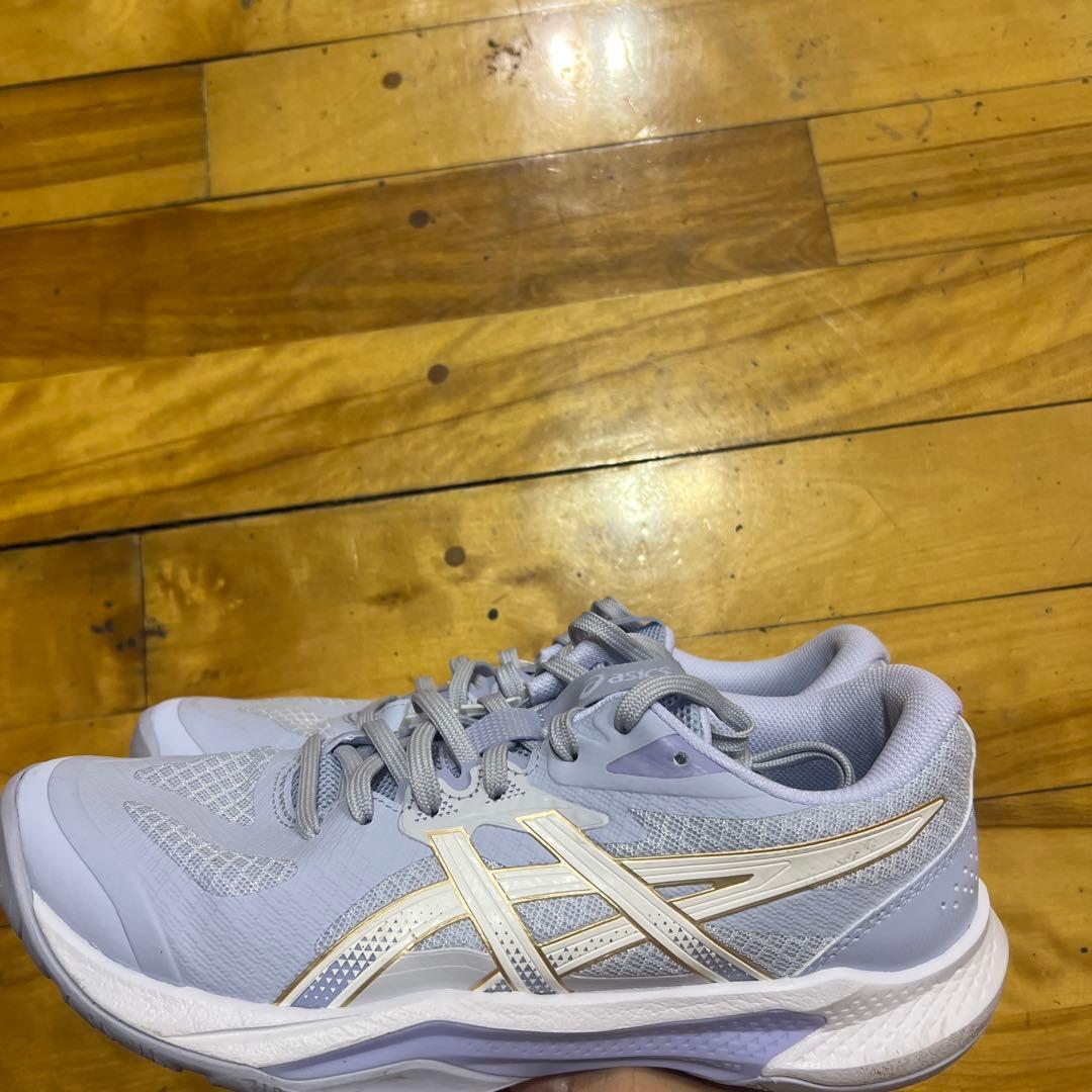 ASICS バレーボールシューズ グレー