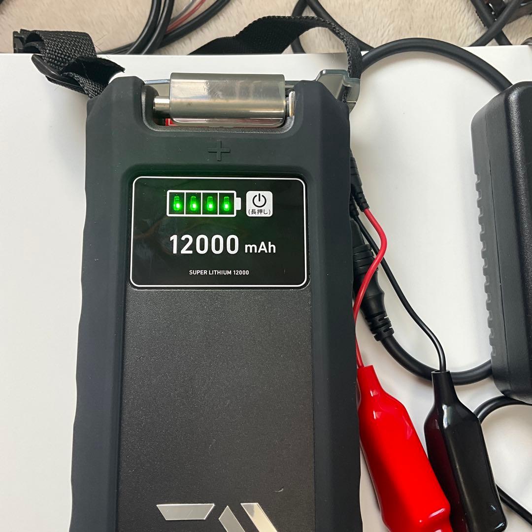 ダイワ スーパーリチウム12000WP-C 電動リール バッテリー　セット