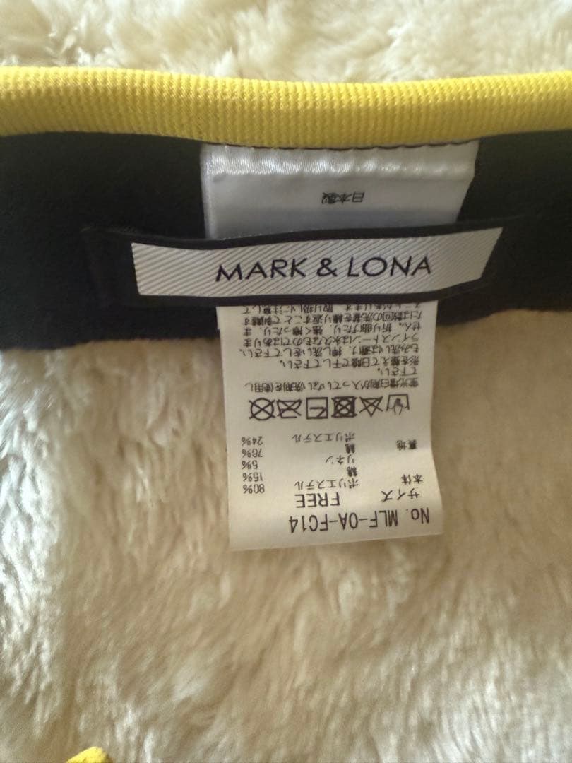 【美品】Mark and Lona サンバイザー　F