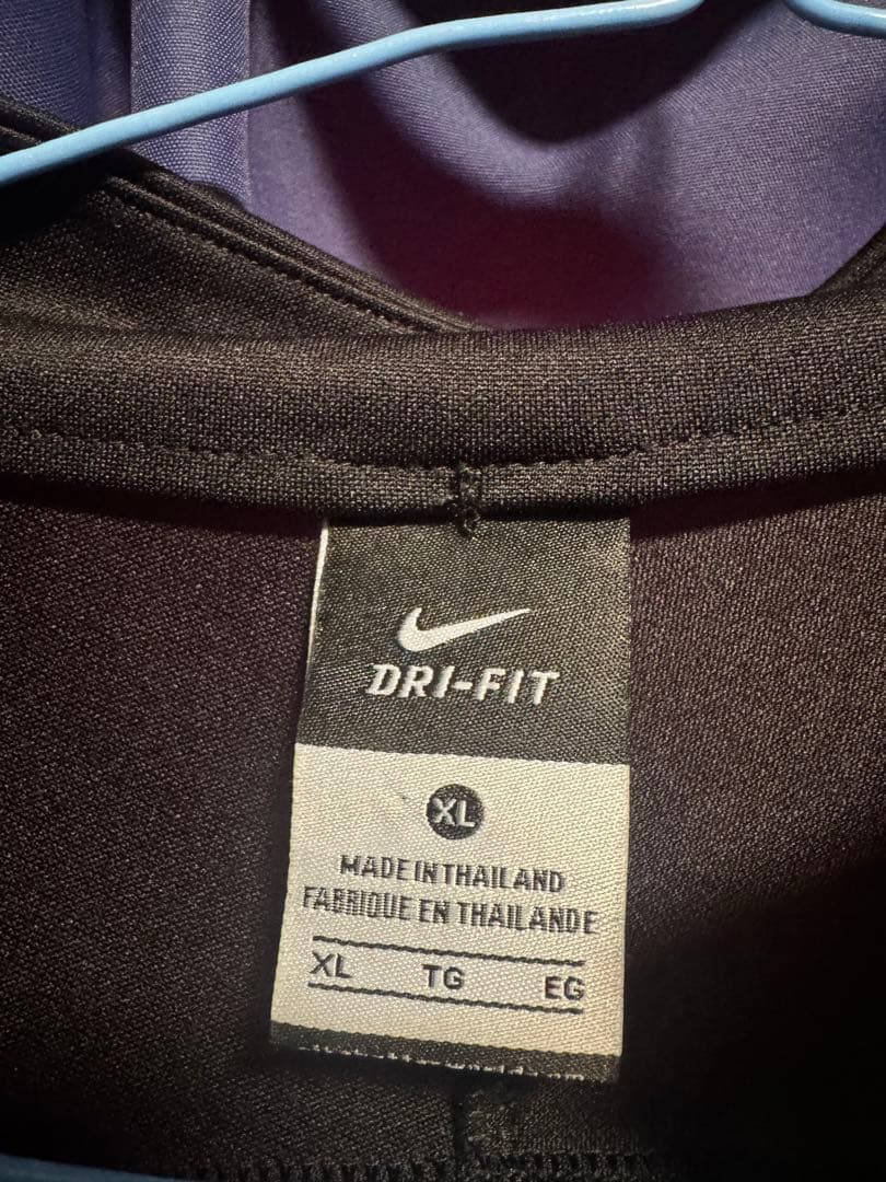 Nike サッカーウェア ジャージ 黒/緑/黄　ナイジェリア　上XL 下L