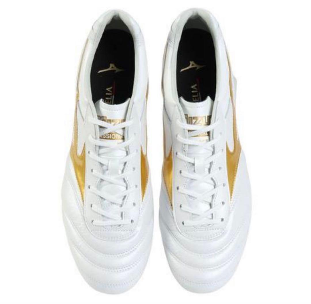 MIZUNO モレリアネオ2JAPAN ホワイト／ゴールド 25.5cm