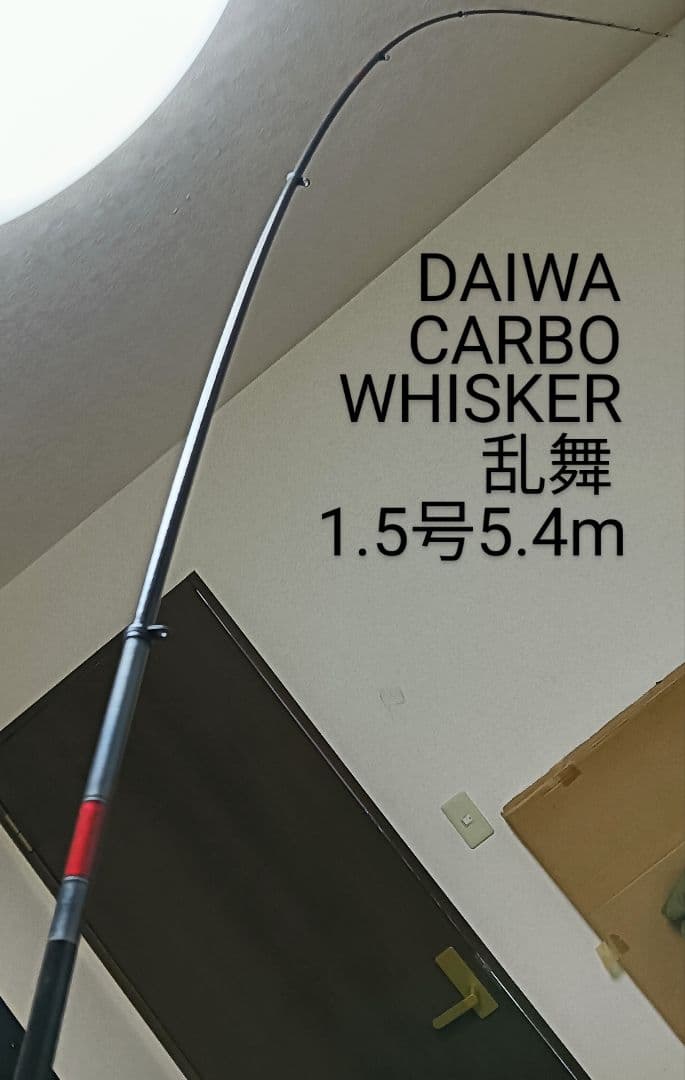 ダイワカーボウィスカー乱舞1.5号5.4m&NFTハイパーループ2号5.4m