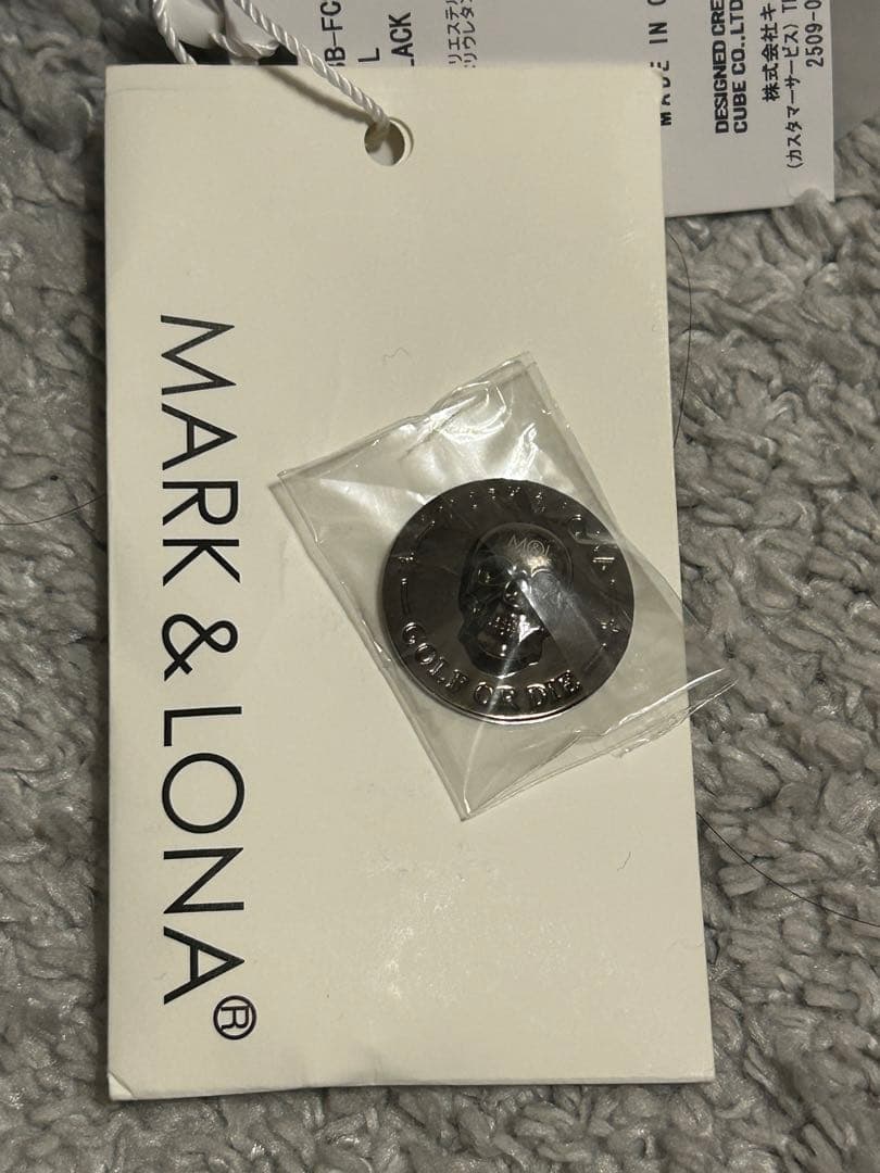 MARK&LONA マークアンドロナ キャップ ボールマーカー付き ブラック