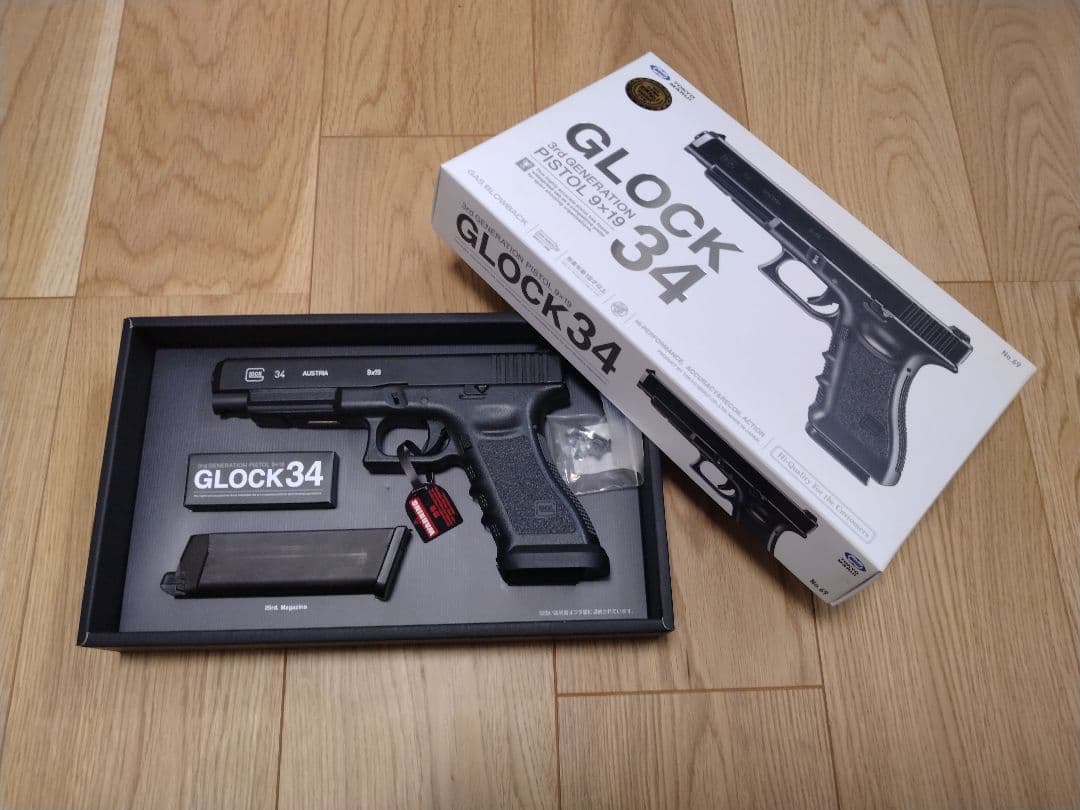【最終値下げ】東京マルイ ガスブローバックガン GLOCK34（カスタム品）