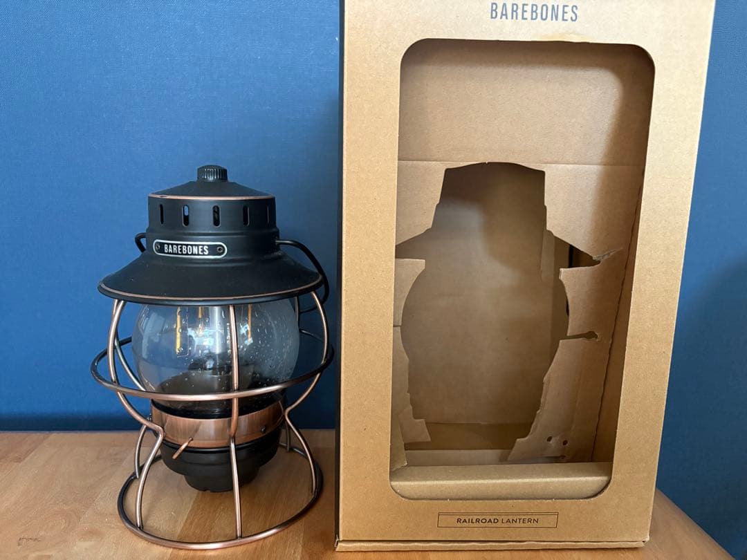 BAREBONES ベアボーンズ　レイルロード　ランタン LED ブラック