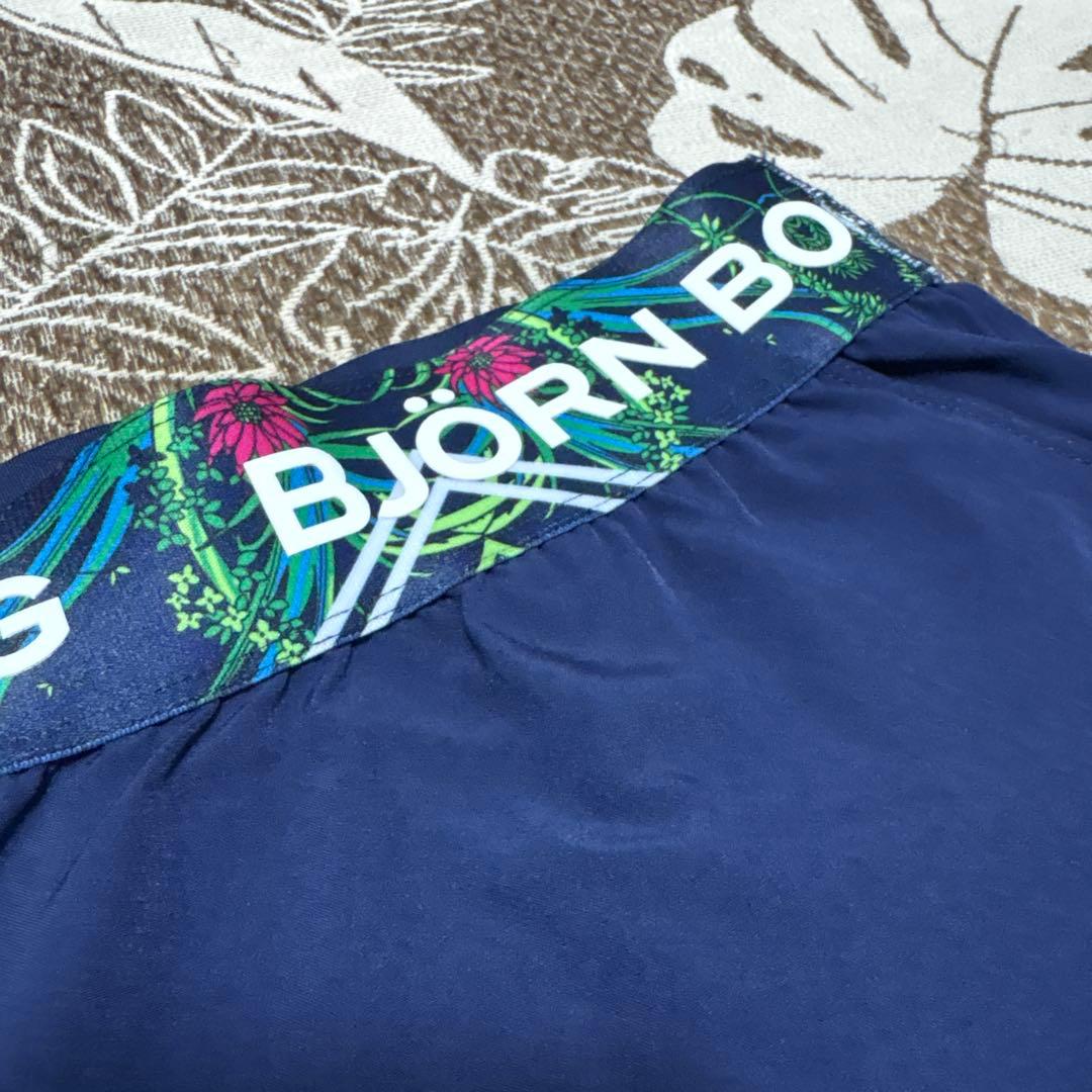 Björn Borg（ビヨン・ボルグ）メンズ　テニスショーツ　ネイビー　L