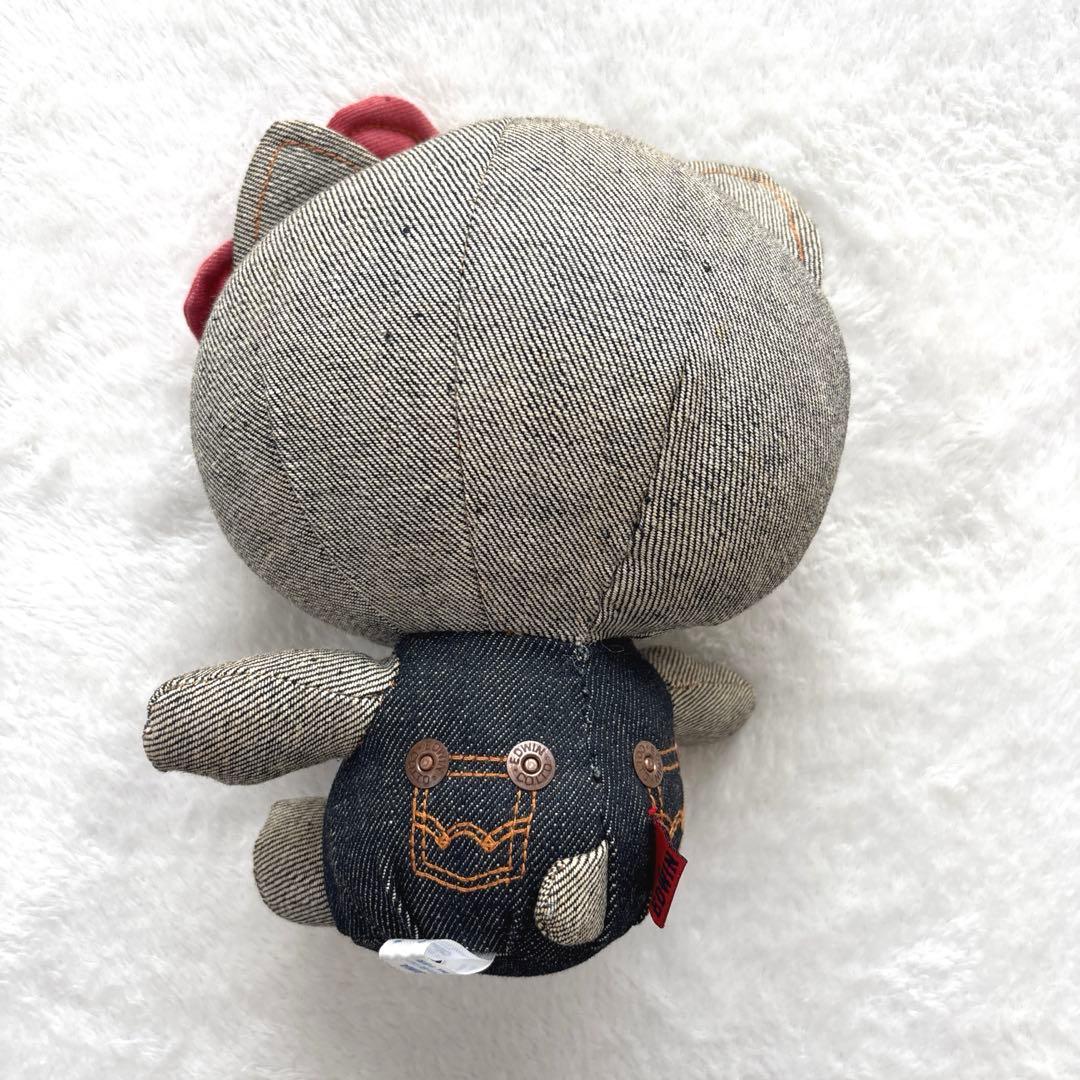 【EDWIN×Hello kitty】2015年　デニム　コラボぬいぐるみ　希少