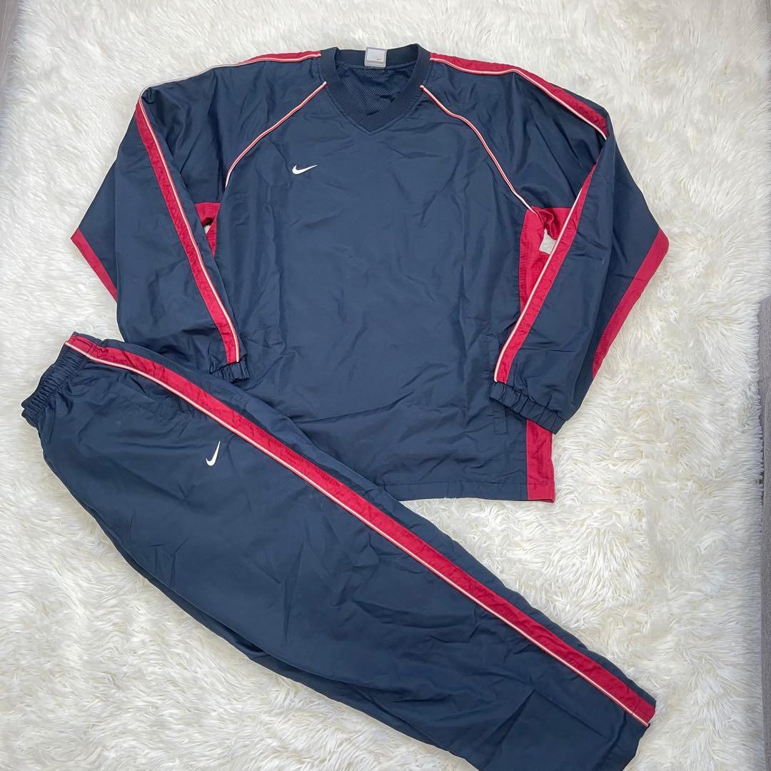 00s OLD NIKE ナイキ ナイロンセットアップ 上下 ジャージ