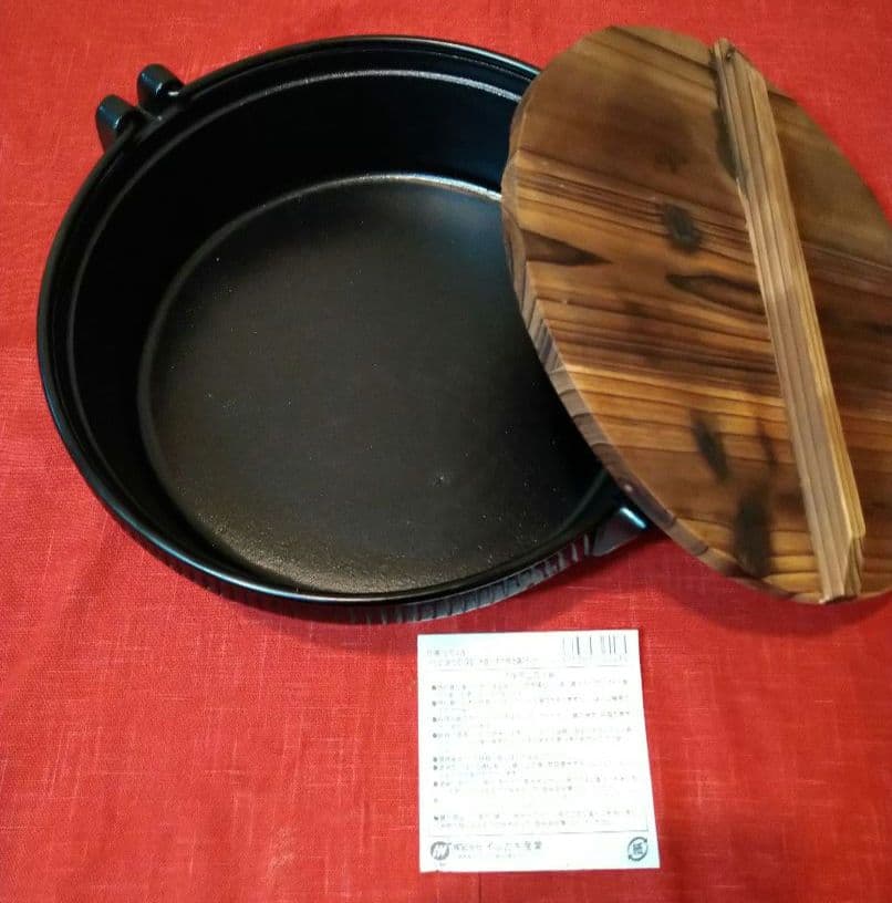 ⬛料亭の味をご家庭で⬛プロが選ぶ・深型鉄鋳物製２６cm深型【高級すき焼き１鍋 】