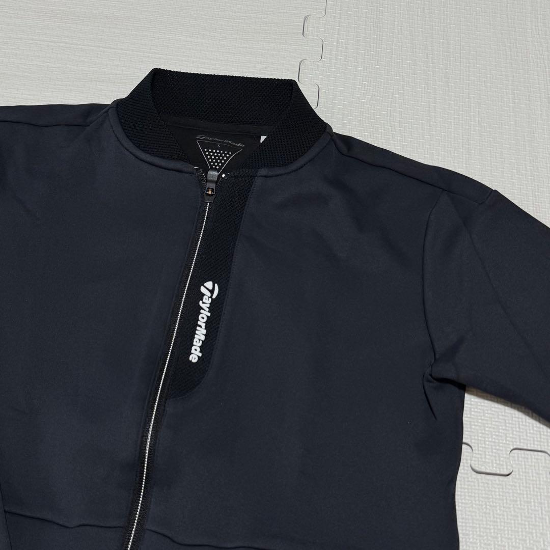 TaylorMade ブラック　ジャケット　ジャージ素材　Sサイズ