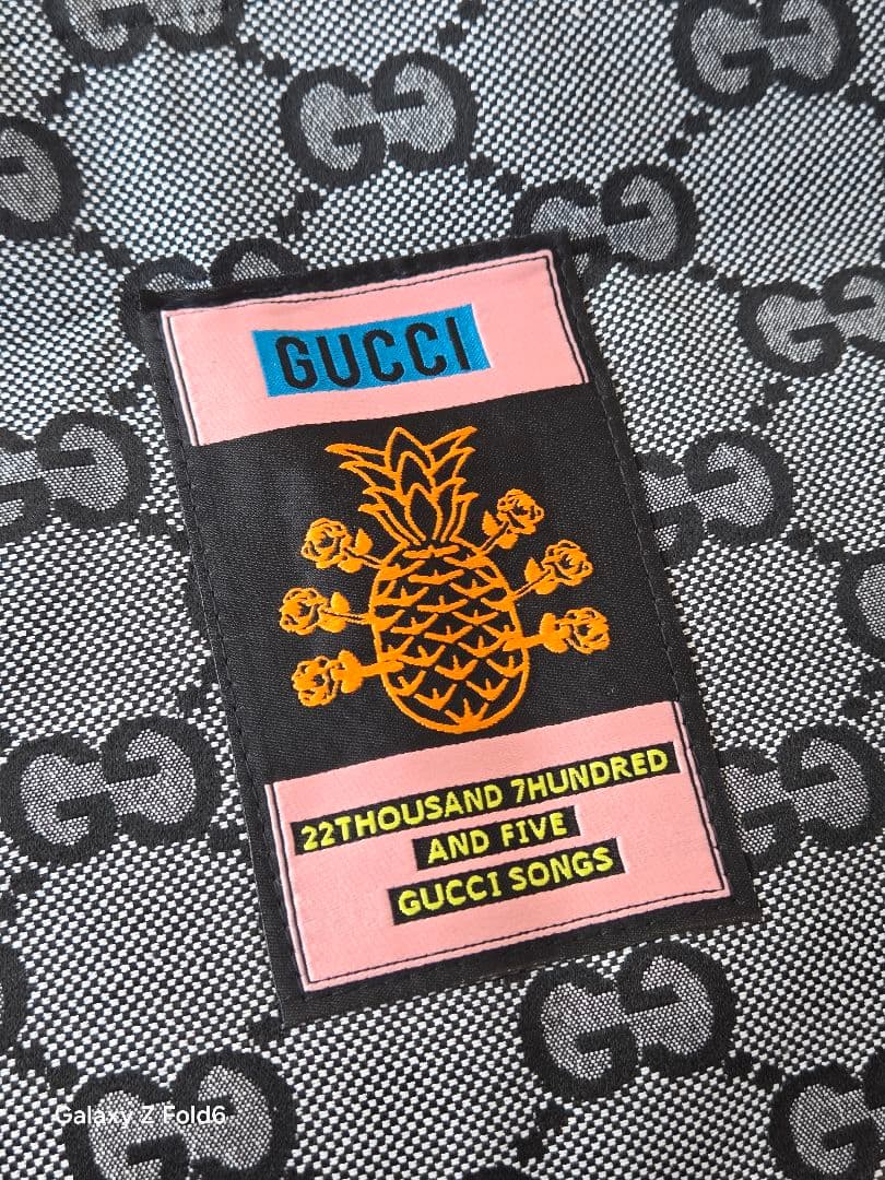 GUCCI BEAUTY オリジナル パイナップル GGキャンバス トートバッグ