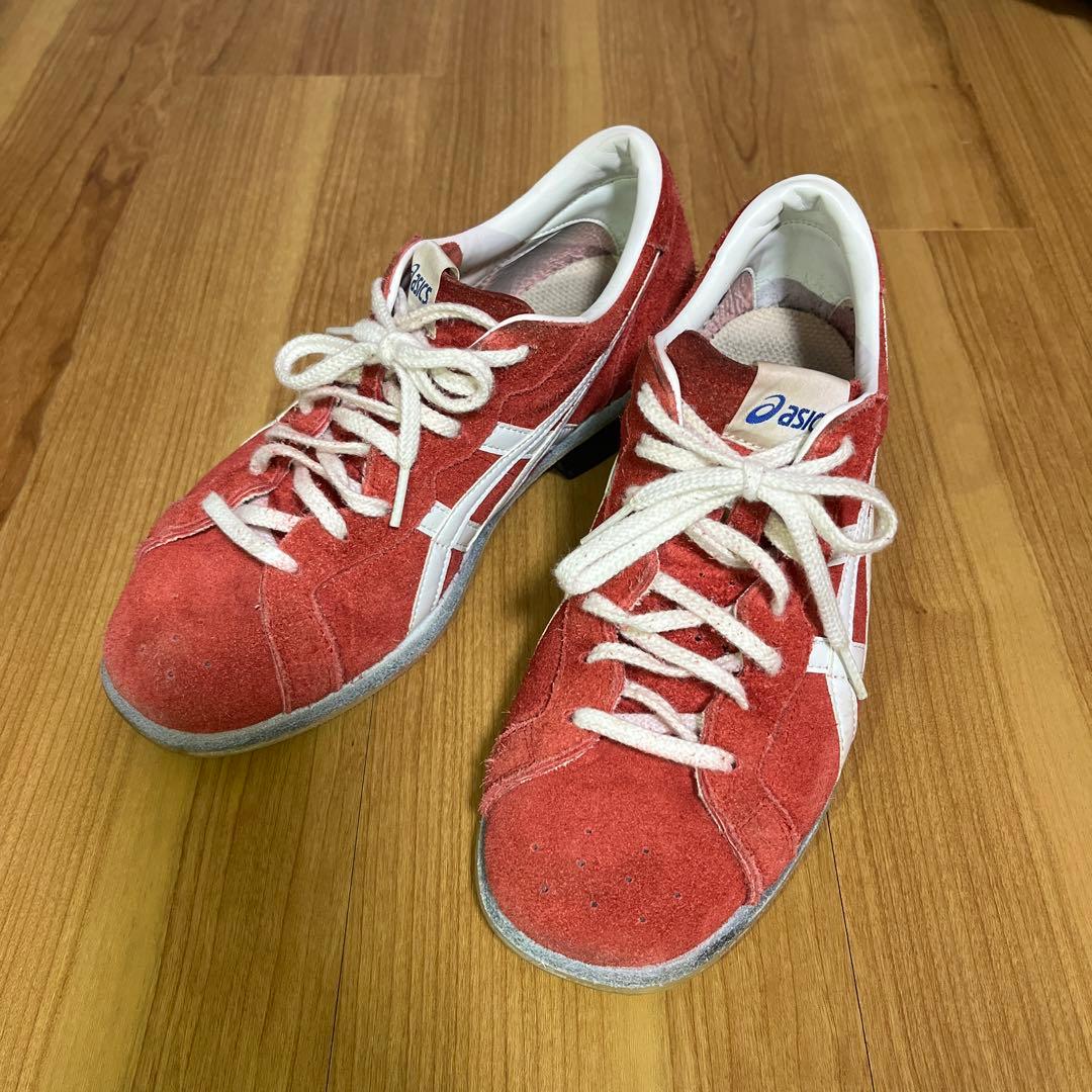 asics ウェイトリフティングシューズ　26.5㎝　レッド　スクワットシューズ