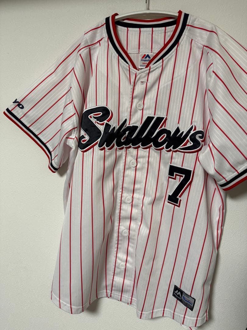 東京ヤクルトスワローズ 長岡秀樹 ホームユニフォーム Sサイズ