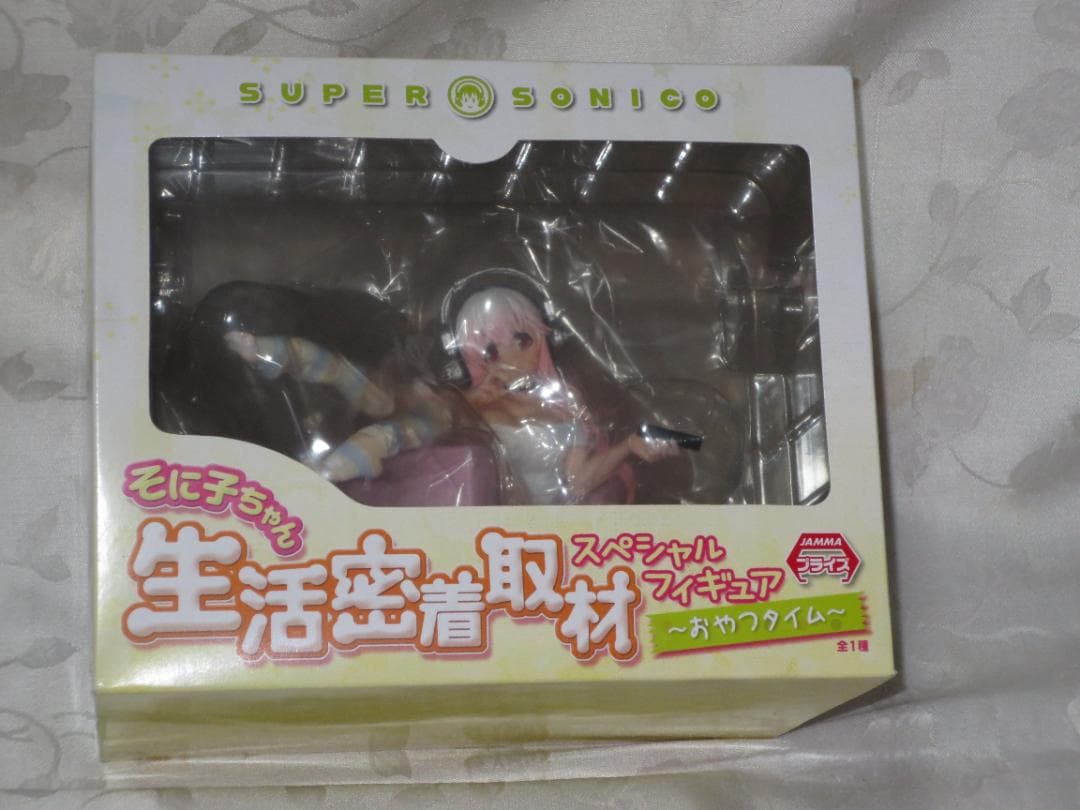 新品・未開封品　すーぱーそに子 生活密着取材 フィギュア おやつタイム