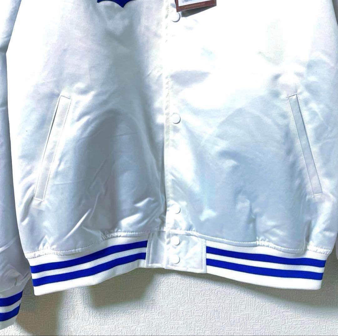 ドジャース スタジャン　ミッチェル＆ネ　Dodgers L (XL相当) 白
